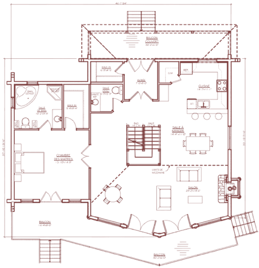 Rez-de-chaussée du Condor